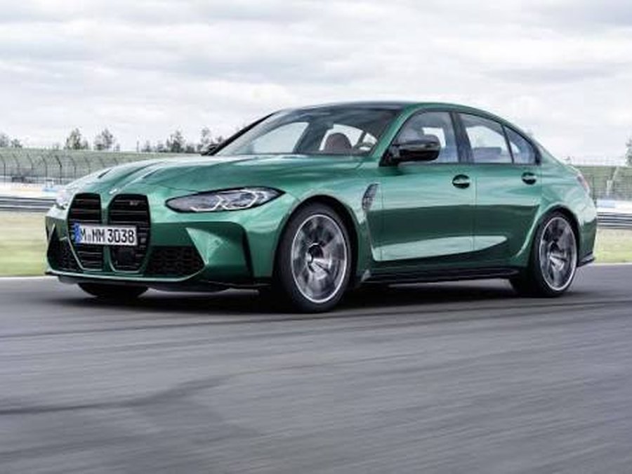 Green performance sedan shine demo photo